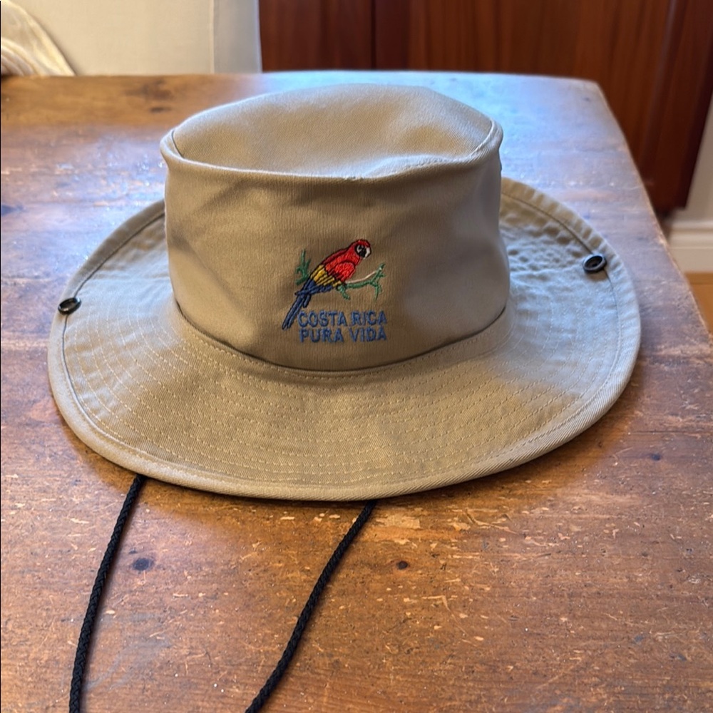 Costa Rica Pura Vida Embroidered Bucket Hat